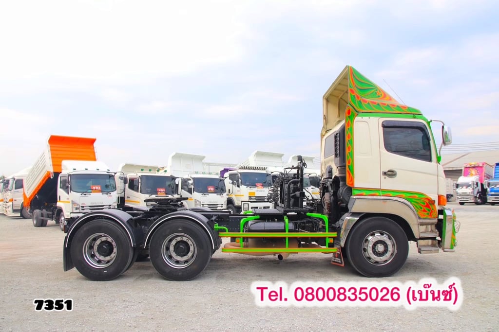 🔥ลดให้สุด หยุดไม่อยู่🔥       ‼️เหลือเพียง 1,550,000 บาท‼️  🚚💨 สิบล้อหัวลาก HINO FM2P 380 แรง ปี 2562 (7351)