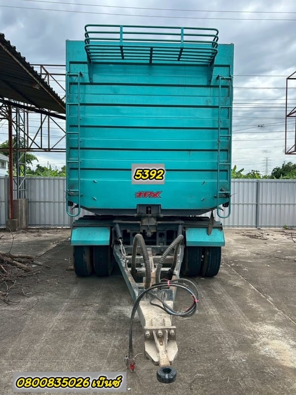 🚚💨 สิบล้อดั้มพ์ ISUZU  FXZ 360 แรง ปี 2566 (5392)+ หางดั้มพ์ สามเพลา (5393)