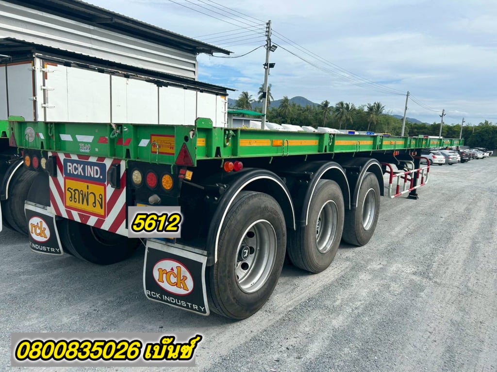 💥หางพื้นเรียบ สามเพลา อู่RCK ปี2566(5612)