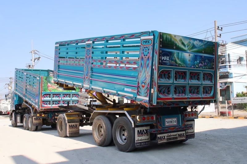 HINO FM 344แรงม้า รถบรรทุก 10ล้อ พ่วงแม่ลูก ปี2024