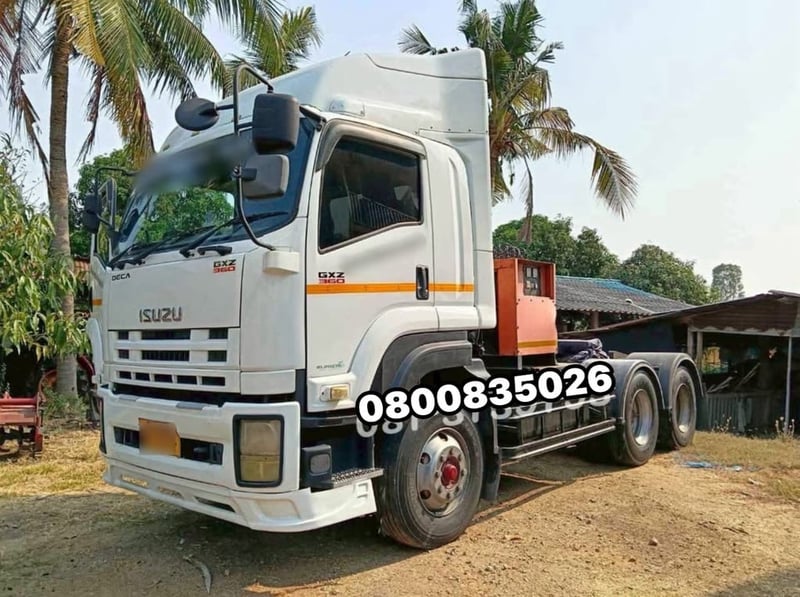 ISUZU GXZ 360แรงม้า รถบรรทุก หัวลาก 10ล้อ หัวลาก เฉพาะหัว ปี2013