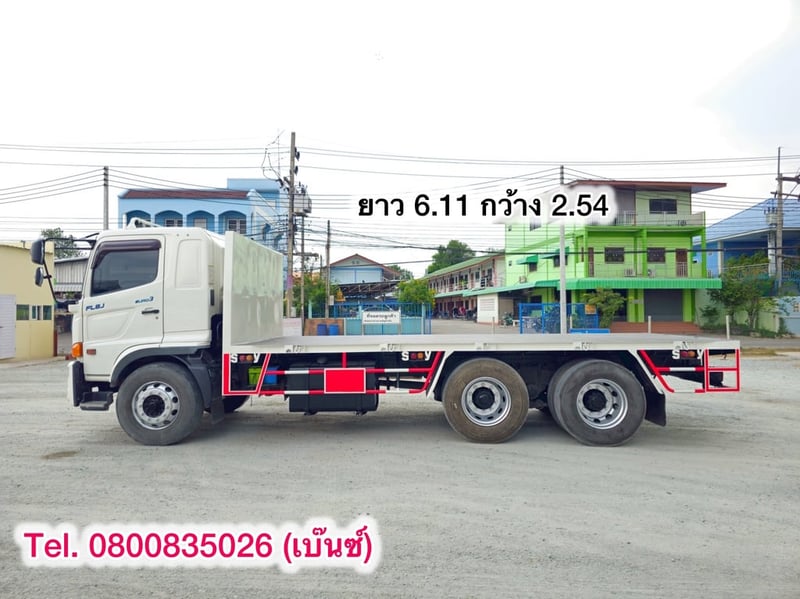 🔥โปsลดกระหน่ำต่ำกว่าทุน 🔥 ****เหลือเพียง 1,390,000.-****  🚚💨 สิบล้อพื้นเรียบ HINO FL8J 260 แรง ปี 2560 (1784)