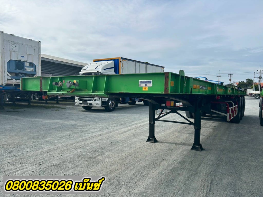 💥หางพื้นเรียบ สามเพลา อู่RCK ปี2566(5612)