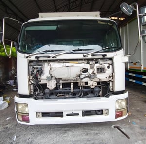 HINO FTR 240แรงม้า รถบรรทุก 6ล้อ ตู้แห้ง ปี2014 เลขไมล์น้อยกว่า 800,000 กม.