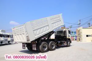 👉 สิบล้อดั้มพ์ HINO FM1A 344แรง ปี 57 อู่ SMM ยาว 6 กว้าง 2.5 สูง 1.45 (6379)