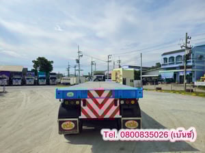 💥 หางพื้นเรียบ สามเพลา  อู่ RCK ปี 2561 ยาว 12.4 กว้าง 2.5 (4437)