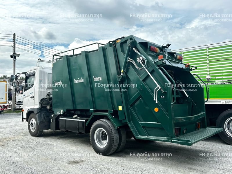 HINO FC 210แรงม้า รถบรรทุก 6ล้อ บรรทุกขยะ ปี2022 เลขไมล์ 52,000 กม. HINO FC 210แรงม้า รถบรรทุก 6ล้อ บรรทุกขยะ ปี2022 เลขไมล์ 52,000 กม.
