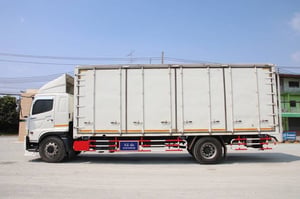 ใครหาอยู่ หกล้อตู้สิบบาน Hino Victor  ☎️ สนใจโทร.080-0835026 หกล้อสิบบาน HINO FG8J  240 แรงม้า ปี 2561 (4378)