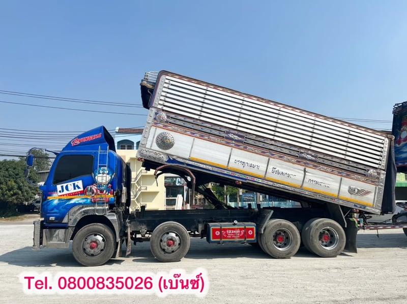 🔥ด่วน!! Vายตัด Sาคาพิเศษ🔥    **** เริ่มต้นเพียง 1,670,000 บาท ****              ** มีให้เลือกหลายพ่วง **  👉พ่วงเกษตรชุดใหญ่ 12 ล้อ แท้  ISUZU FYH 360 แรง ปี 56 (0852,0853)