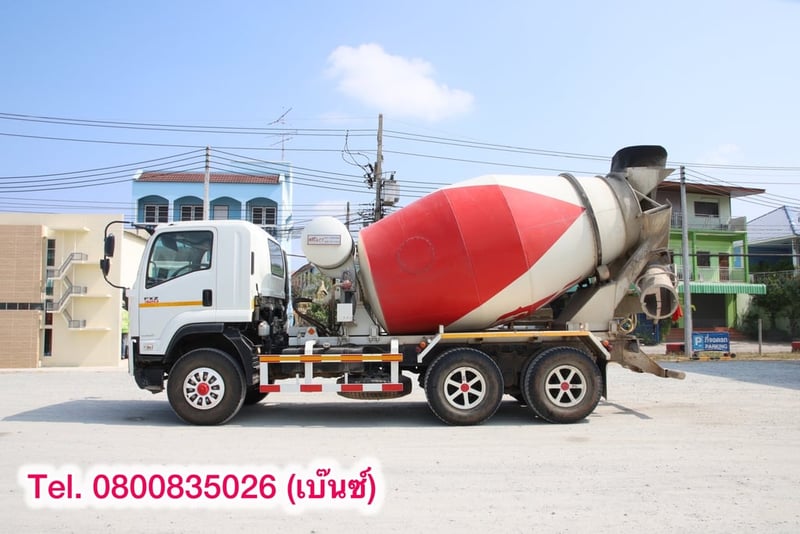 🔥โปsลดกระหน่ำต่ำกว่าทุน 🔥 ****เหลือเพียง 2,740,000.-****  🚛 สิบล้อโม่ปูน ISUZU FXZ 320 แรงม้า ปี 2566 (0237)