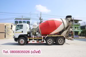 🔥โปsลดกระหน่ำต่ำกว่าทุน 🔥 ****เหลือเพียง 2,740,000.-****  🚛 สิบล้อโม่ปูน ISUZU FXZ 320 แรงม้า ปี 2566 (0237)