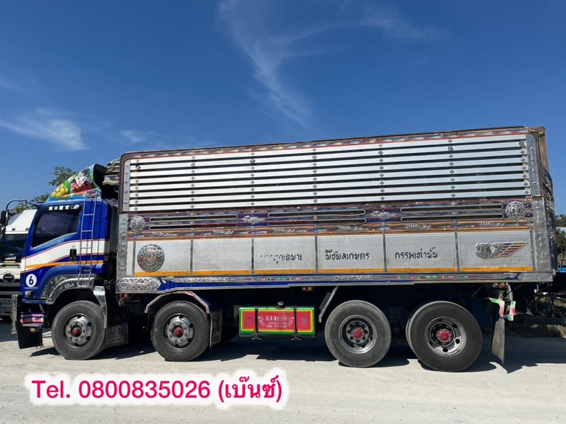 🔥ด่วน!! Vายตัด Sาคาพิเศษ🔥    **** เริ่มต้นเพียง 1,630,000 บาท ****              ** มีให้เลือกหลายพ่วง **  👉พ่วงเกษตรชุดใหญ่ 12 ล้อ แท้  ISUZU FYH 360 แรง ปี 57 (0856,0857)