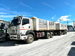 ISUZU FXZ 360แรงม้า รถบรรทุก 10ล้อ พ่วงแม่ลูก ปี2014 ISUZU FXZ 360แรงม้า รถบรรทุก 10ล้อ พ่วงแม่ลูก ปี2014
