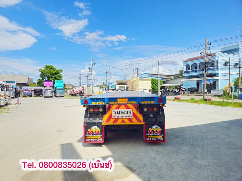 📣 ล้างสต๊อกครั้งใหญ่ หมดแล้วหมดเลย📣  💥 หางพื้นเรียบ สามเพลา อู่ WAFA ปี 2565(5439)