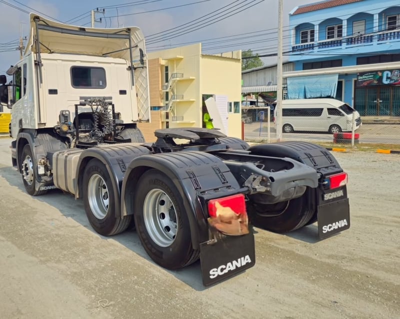🔥“SCANIA P360 หัวลาก แรง ทน  ประหยัด ครบจบในคันเดียว”  สิบล้อหัวลาก SCANIA  P360 แรง ปี 60 (4592)