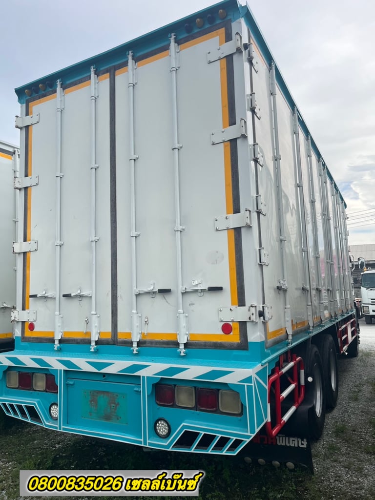 🚚💨 สิบล้อตู้สิบบาน ISUZU FVM  300 แรง ปี 2562 (0634)