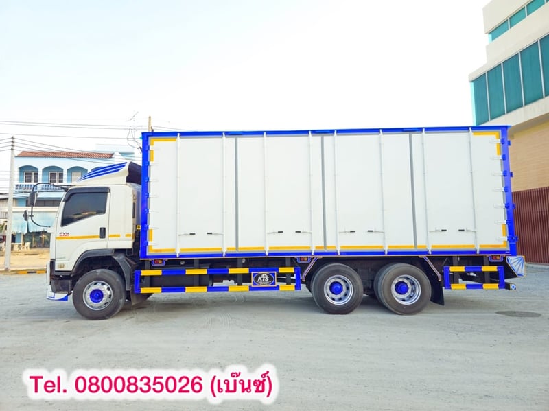 🔥 ซื้อรถ = ได้ลุ้นโชค🎉  🚛ได้รถบรรทุกมือสองคุณภาพดี  🎁ได้ลุ้นรับรางวัลใหญ่หน้างาน รอคุณอยู่!  👉 สิบล้อตู้สิบบาน ISUZU FVM 240 แรง ปี 2561 ตู้ใหม่อู่ KTS กว้างใน 2.40 ยาว 7.70(1517)