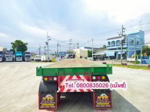 💥 หางพื้นเรียบ สามเพลา  อู่ RCK  ปี 2560 ยาว 12.4 กว้าง 2.5 (6737)