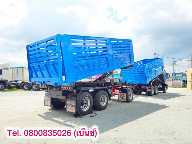 🚚💨 สิบล้อดั้มพ์ ISUZU FXZ 360 แรง ปี 2565 ยาว6.20กว้าง2.50สูง1.70  หางดั้มพ์ สามเพลา อู่เดอะฟินิกซ์ ปี 2565 (1694,3088)