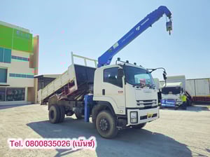 🔥ลดให้สุด หยุดไม่อยู่🔥                         โปร์ลดล้างสต๊อก                   โค้งสุดท้าย ส่งท้ายสิ้นปี   🚚💨 หกล้อเครน ISUZU FTR 240 แรง ปี 2566 (3266) ยาว 4.55 สูง 0.7 กว้าง 2.57