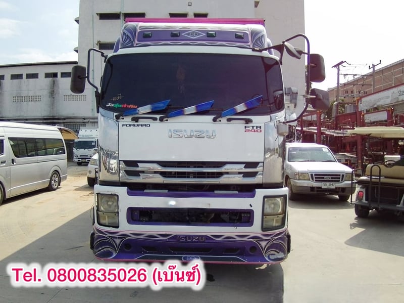 ❌Vายตัด ❌ หกล้อตู้สิบบาน ISUZU FTR 240แรง ปี 54 (8574) Vายตัดก่อนเข้าลาน มีคันเดียว Sาคา 990,000.- ❌Vายตัด ❌ หกล้อตู้สิบบาน ISUZU FTR 240แรง ปี 54 (8574) Vายตัดก่อนเข้าลาน มีคันเดียว Sาคา 990,000.-