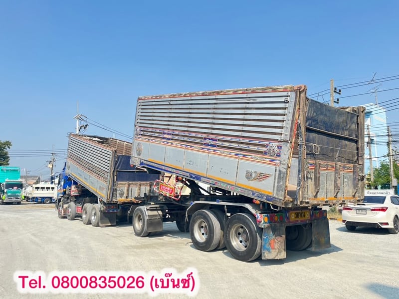 🔥ด่วน!! Vายตัด Sาคาพิเศษ🔥    **** เริ่มต้นเพียง 1,670,000 บาท ****              ** มีให้เลือกหลายพ่วง **  👉พ่วงเกษตรชุดใหญ่ 12 ล้อ แท้  ISUZU FYH 360 แรง ปี 56 (0852,0853) ✔️กระบะแข็งแรงอู่ ส.สมบัติ ✔️มือเดียวป้ายแดง รถโรงสีใช้งานไม่ช้ำ  ✔️พื้นกระบะเรียบกริ๊ป  ✔️เจ้าของดูแลดีเข้าศูนย์ตลอด  ✔️ทรงด