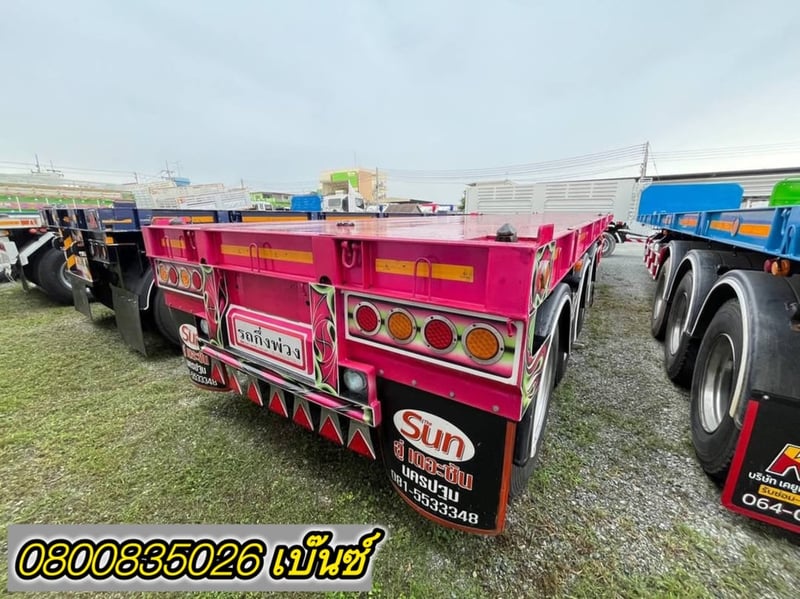 💥หางพื้นเรียบ สามเพลา อู่เดอะซันปี65(0376) 