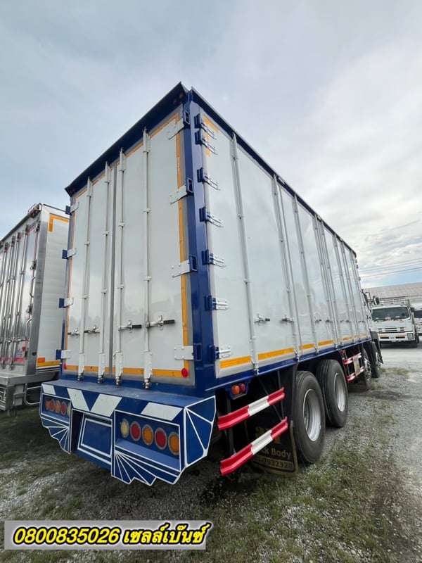 🚚💨 สิบสองล้อตู้หกบาน HINO GY2P 380 แรง ปี 2565 (2556)