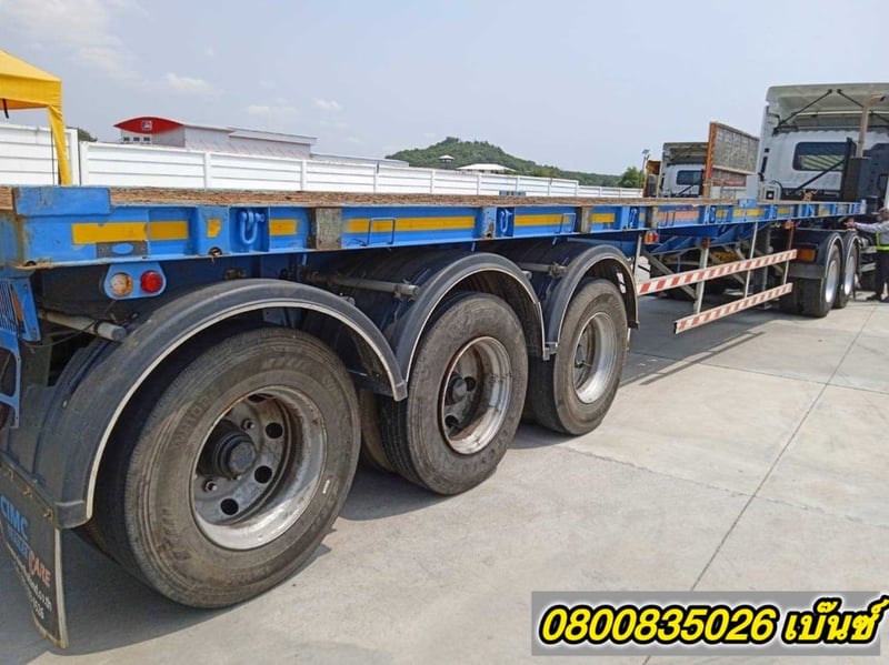 💥หางพื้นเรียบ สามเพลา อู่CIMC ปี2564(8294)