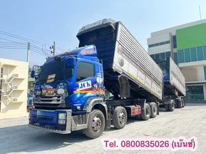 🔥ด่วน!! Vายตัด Sาคาพิเศษ🔥    **** เริ่มต้นเพียง 1,670,000 บาท ****              ** มีให้เลือกหลายพ่วง **  👉พ่วงเกษตรชุดใหญ่ 12 ล้อ แท้  ISUZU FYH 360 แรง ปี 56 (0852,0853) ✔️กระบะแข็งแรงอู่ ส.สมบัติ ✔️มือเดียวป้ายแดง รถโรงสีใช้งานไม่ช้ำ  ✔️พื้นกระบะเรียบกริ๊ป  ✔️เจ้าของดูแลดีเข้าศูนย์ตลอด  ✔️ทรงด
