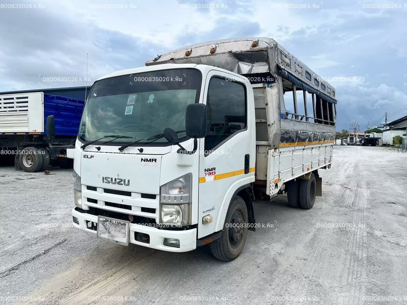 ISUZU NMR 130แรงม้า รถบรรทุก 6ล้อ สองแถว ปี2022 เลขไมล์ 200,000 กม.