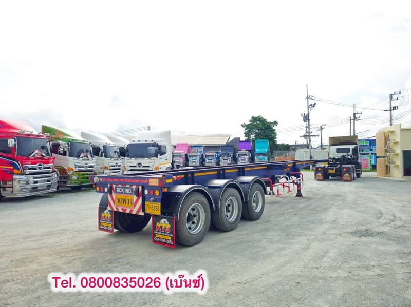 📣 ล้างสต๊อกครั้งใหญ่ หมดแล้วหมดเลย📣  💥 หางก้าง สามเพลา อู่ RCK ปี 2564 ยาว 12.15 กว้าง 2.46(6338) 