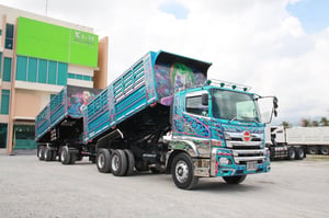 HINO FM 344แรงม้า รถบรรทุก 10ล้อ พ่วงแม่ลูก ปี2024 HINO FM 344แรงม้า รถบรรทุก 10ล้อ พ่วงแม่ลูก ปี2024