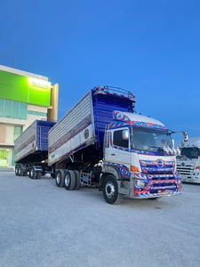 HINO FM 344แรงม้า รถบรรทุก 10ล้อ พื้นเรียบ ปี2018