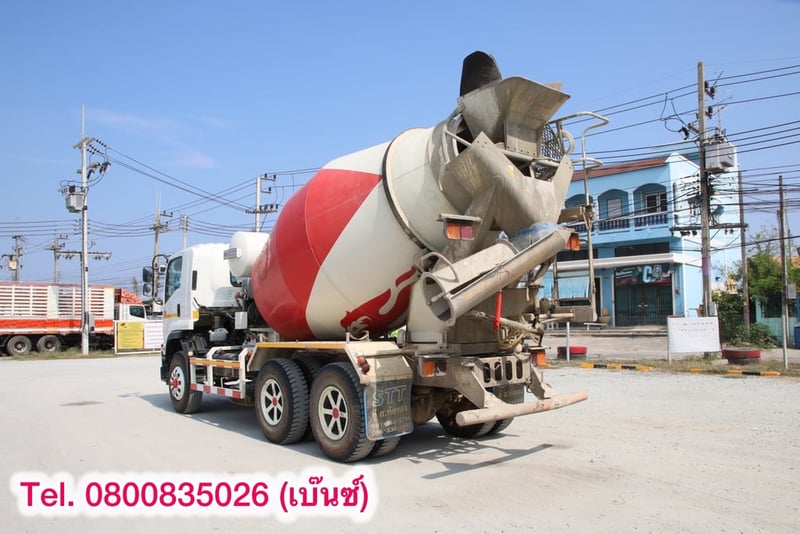 🔥โปsลดกระหน่ำต่ำกว่าทุน 🔥 ****เหลือเพียง 2,740,000.-****  🚛 สิบล้อโม่ปูน ISUZU FXZ 320 แรงม้า ปี 2566 (0237)