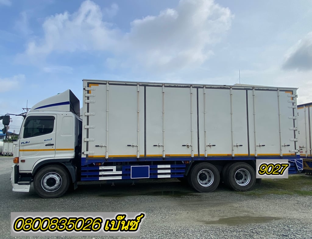โปรโมชั่นสุดพิเศษ สดลดVAT สิบล้อตู้สิบบาน HINO FL8J  260 แรง ปี 2565 (9027)