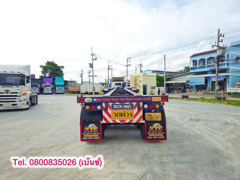 📣 ล้างสต๊อกครั้งใหญ่ หมดแล้วหมดเลย📣  💥 หางก้าง สามเพลา อู่ RCK ปี 2564 ยาว 12.15 กว้าง 2.46(6338) 