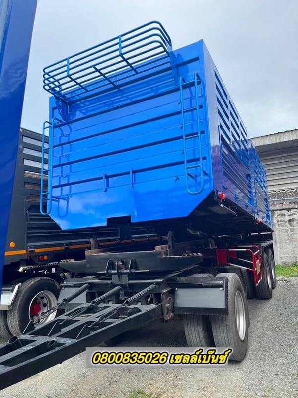 🚚💨 สิบล้อดั้มพ์ ISUZU  FXZ  360 แรง ปี 2566 (3502)+ หางดั้มพ์ สามเพลา (3088)