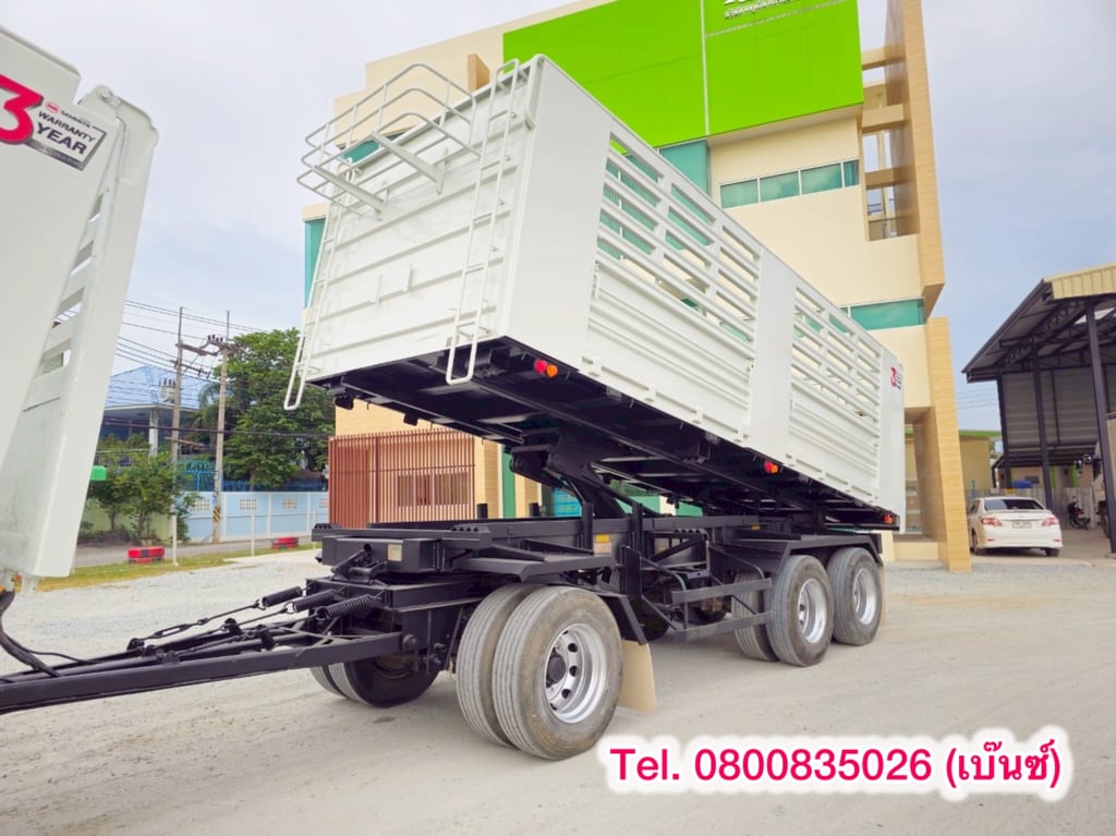 🚚💨 สิบล้อดั้มพ์ ISUZU FXZ 360 แรง ปี 2565 หางดั้มพ์ สามเพลาอู่สามมิตร ปี 2565 (3843,3844)