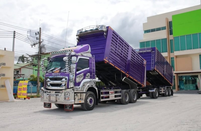 ISUZU FTR 360แรงม้า รถบรรทุก 6ล้อ ดั้มพ์ ปี2023 เลขไมล์ 1,255 กม.