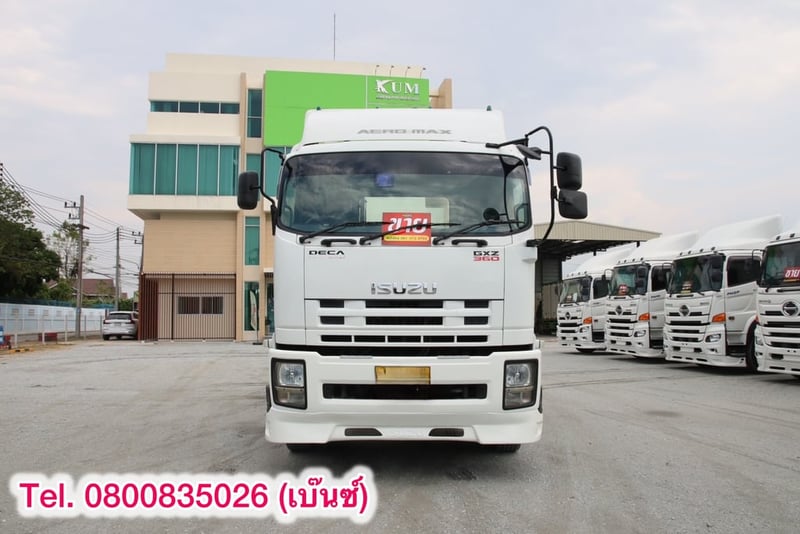 ISUZU GXZ 360แรงม้า รถบรรทุก หัวลาก 10ล้อ หัวลาก เฉพาะหัว ปี2017 เลขไมล์น้อยกว่า 5,000 กม.