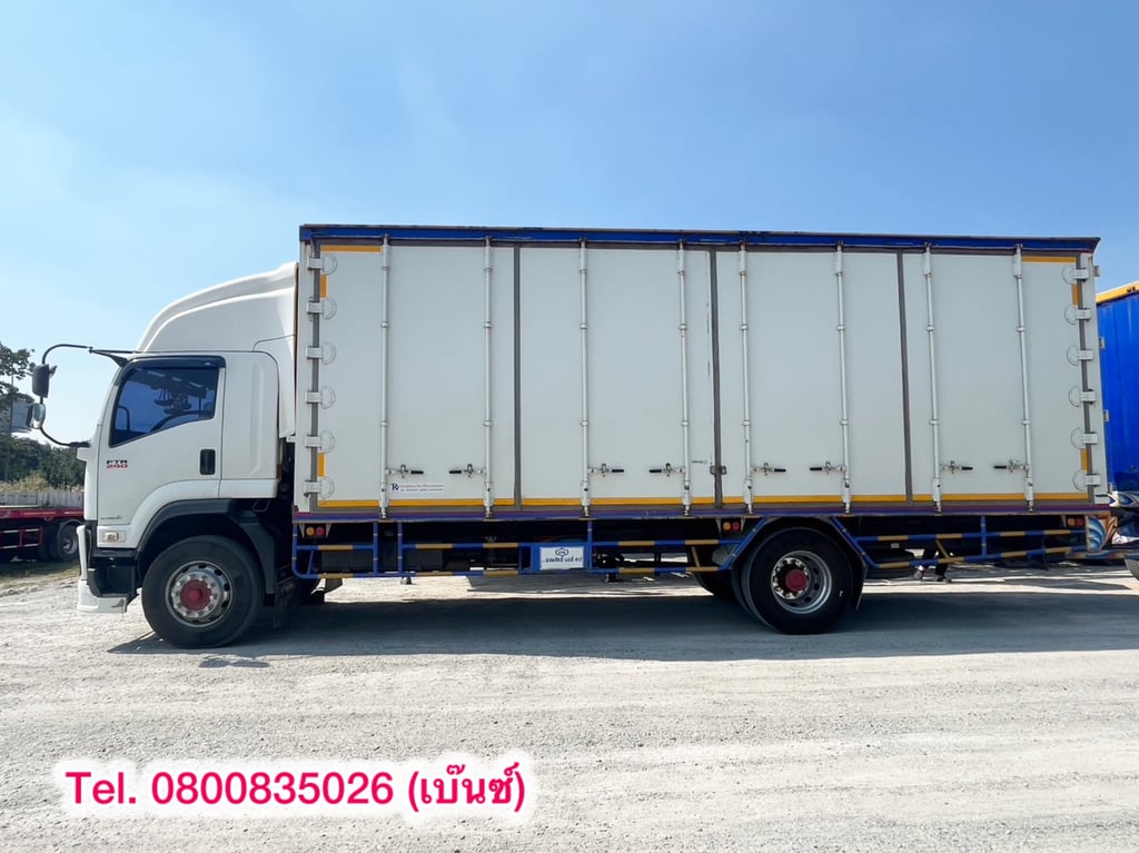 🚚💨 หกล้อตู้สิบบาน ISUZU FTR 240แรง ปี2560 ตู้อู่สมศักดิ์