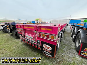 💥หางพื้นเรียบ สามเพลา อู่เดอะซันปี65(0376) ยาว 12.38 กว้าง 2.5