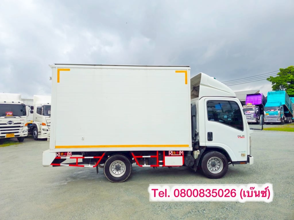🚚💨 สี่ล้อตู้ ISUZU NLR 130 แรง ปี 2560 (5044)