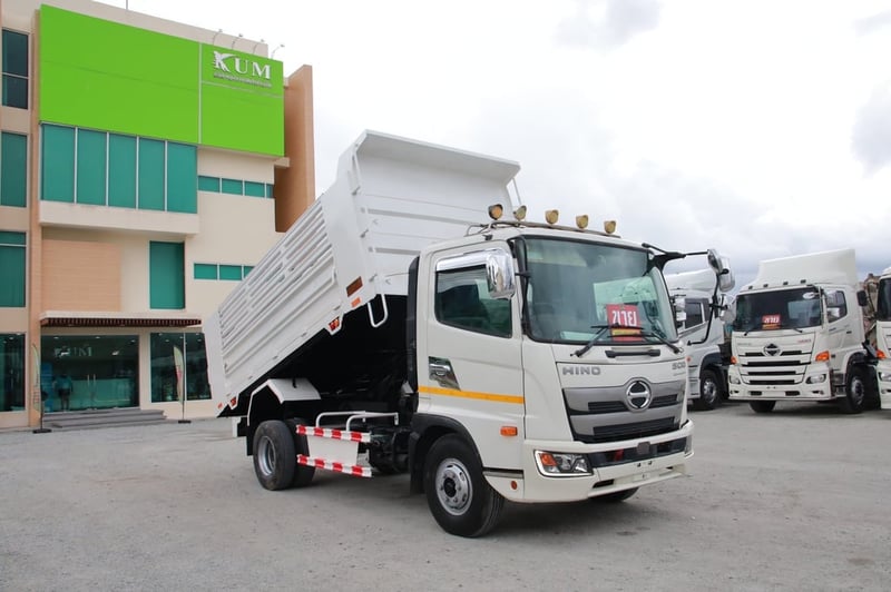 HINO FC 210แรงม้า รถบรรทุก 6ล้อ ดั้มพ์ ปี2021 เลขไมล์ 143,000 กม.