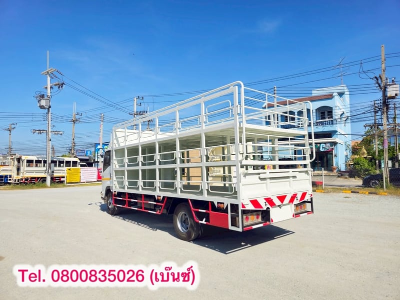  🚚💨 หกล้อคอก ISUZU FRR 210 แรง ปี 2564 ยาว 5.6 สูง 2.0 กว้าง 2.45(4513)