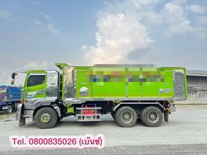 💥โอกาสทอง! รีบเลย‼️ Vายตัดราคาพิเศษ รถพ่วงดั้มพ์ ถูกกว่านี้ไม่มีแล้ว ใครเห็นก่อนทักก่อน!  จำนวนจำกัด  🚚 💨สิบล้อดั้มพ์ HINO FM1A 344  แรง ปี 2566 (5902)