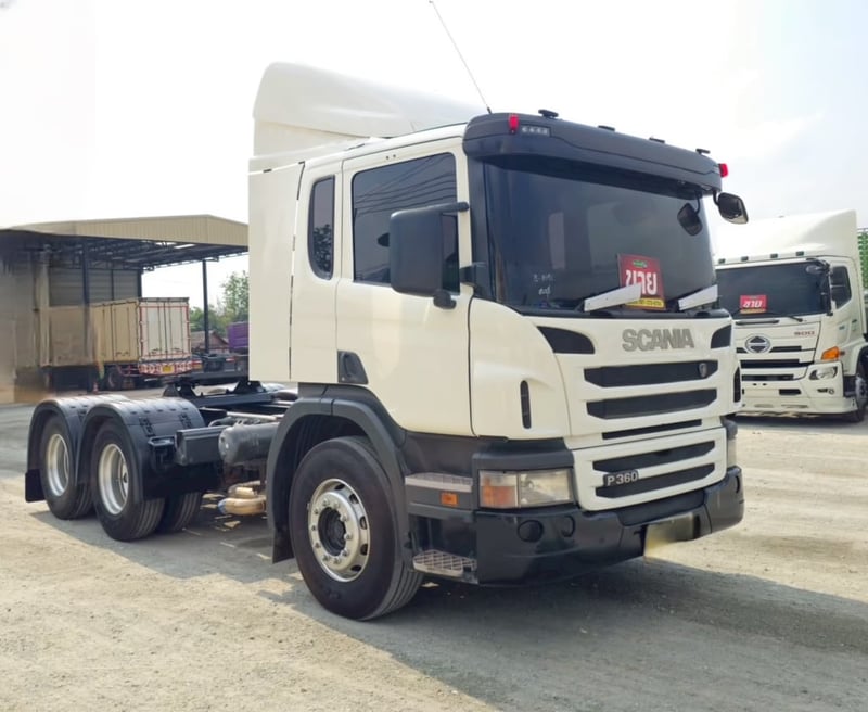 🔥“SCANIA P360 หัวลาก แรง ทน  ประหยัด ครบจบในคันเดียว”  สิบล้อหัวลาก SCANIA  P360 แรง ปี 60 (4592)