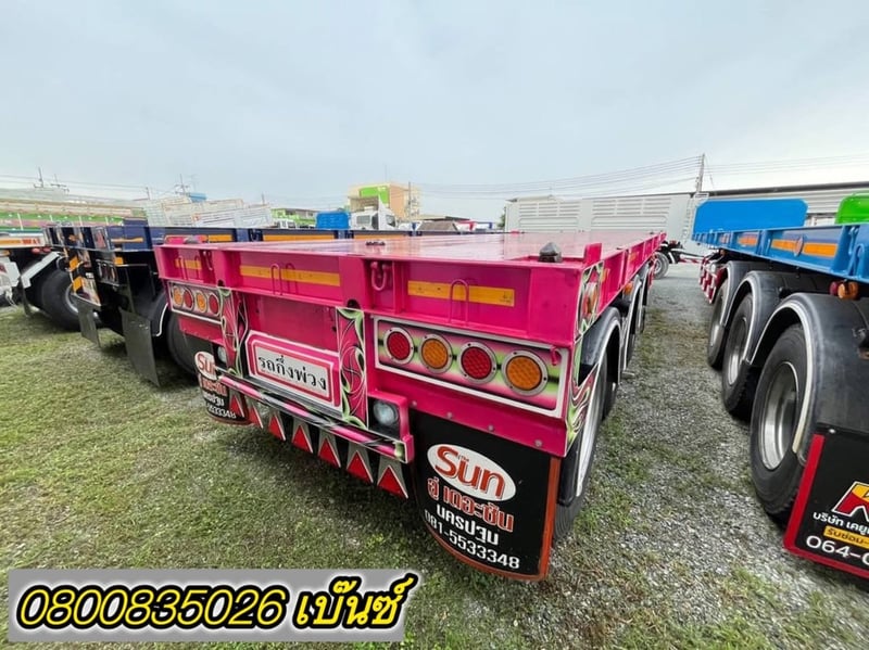 💥หางพื้นเรียบ สามเพลา อู่เดอะซันปี65(0376) ยาว 12.38 กว้าง 2.5 💥หางพื้นเรียบ สามเพลา อู่เดอะซันปี65(0376) ยาว 12.38 กว้าง 2.5