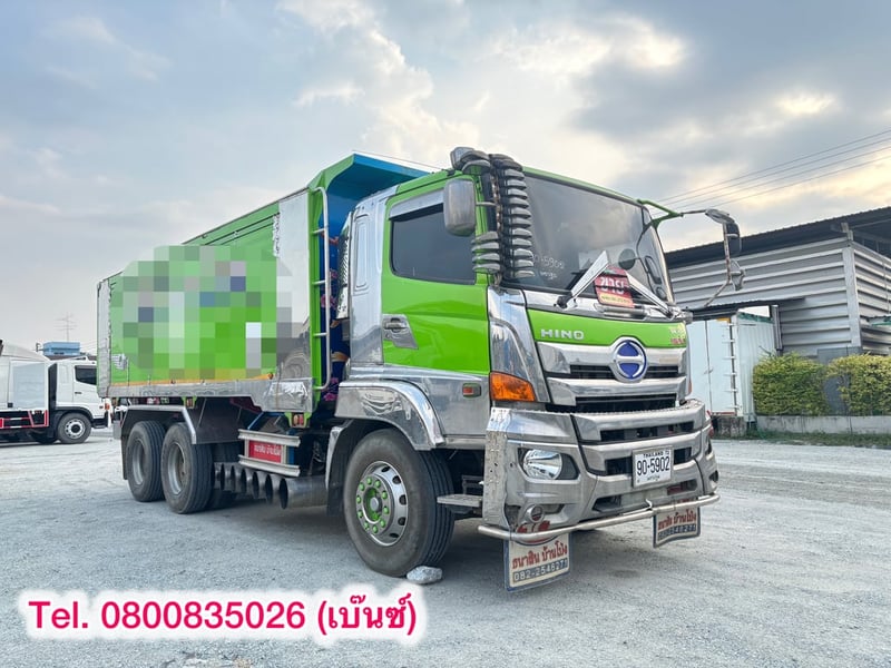 💥โอกาสทอง! รีบเลย‼️ Vายตัดราคาพิเศษ รถพ่วงดั้มพ์ ถูกกว่านี้ไม่มีแล้ว ใครเห็นก่อนทักก่อน!  จำนวนจำกัด  🚚 💨สิบล้อดั้มพ์ HINO FM1A 344  แรง ปี 2566 (5902)